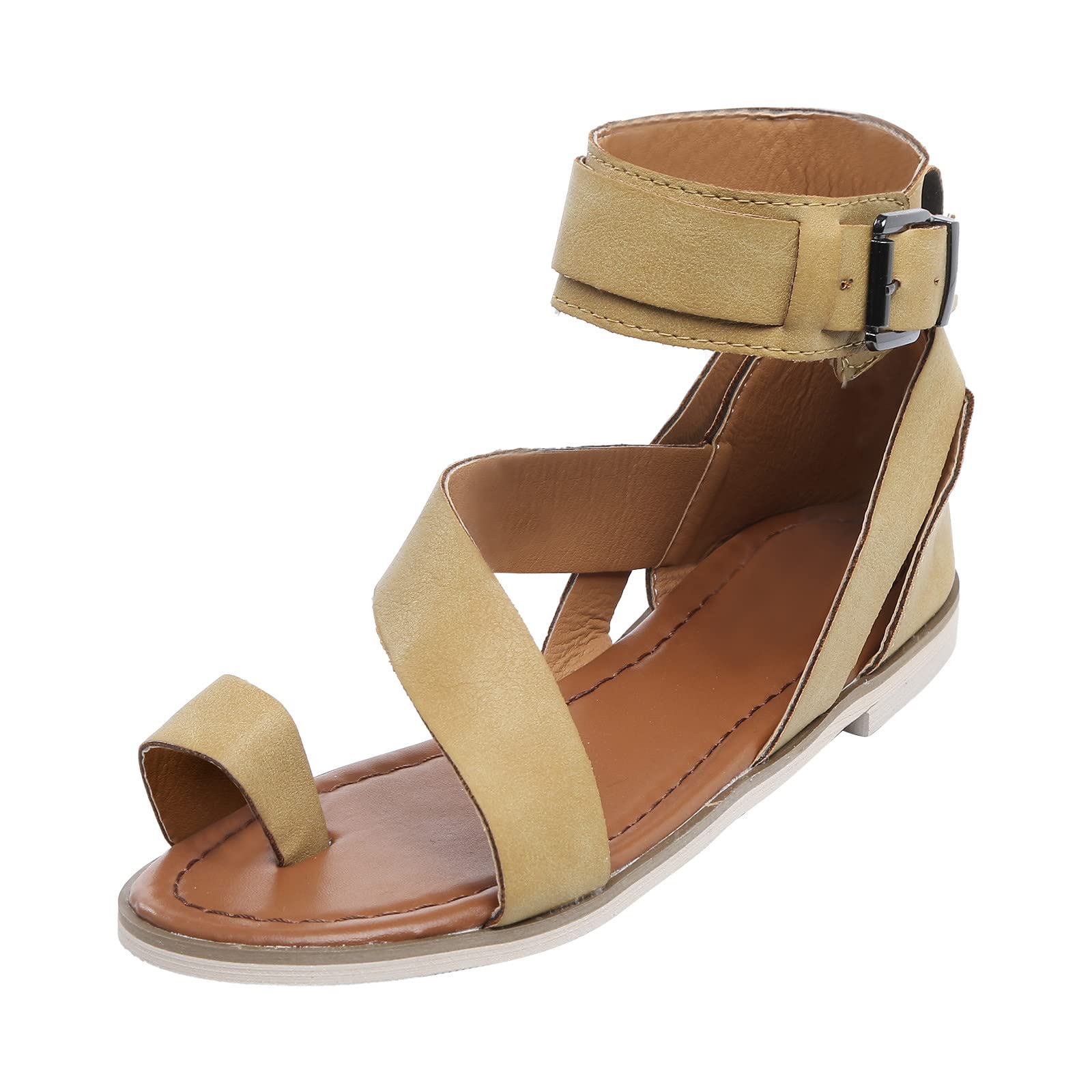 Black Women's Slide Sandals - Comfortable Summer Dressy Wedge Sandals with Flat Heel for Casual Outings, Beach Wear & Everyday Fashion