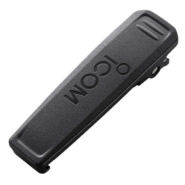 Icom MB133 Belt Clip (5 Pack) - Heavy Duty Radio Accessories for Walkie Talkie, Two-Way Radios - Perfect for Security, Construction & Outdoor Adventures