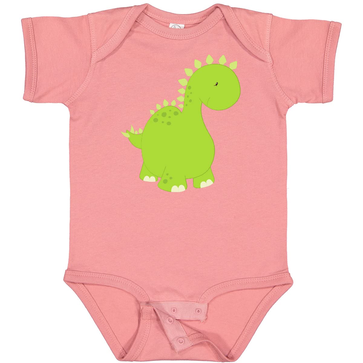 Inktastic Cute Dinosaur Baby Bodysuit - Adorable Stegosaurus Dino Onesie for Infants & Toddlers | Perfect for Playtime, Nursery Photos & Dinosaur-Themed Birthday Parties
