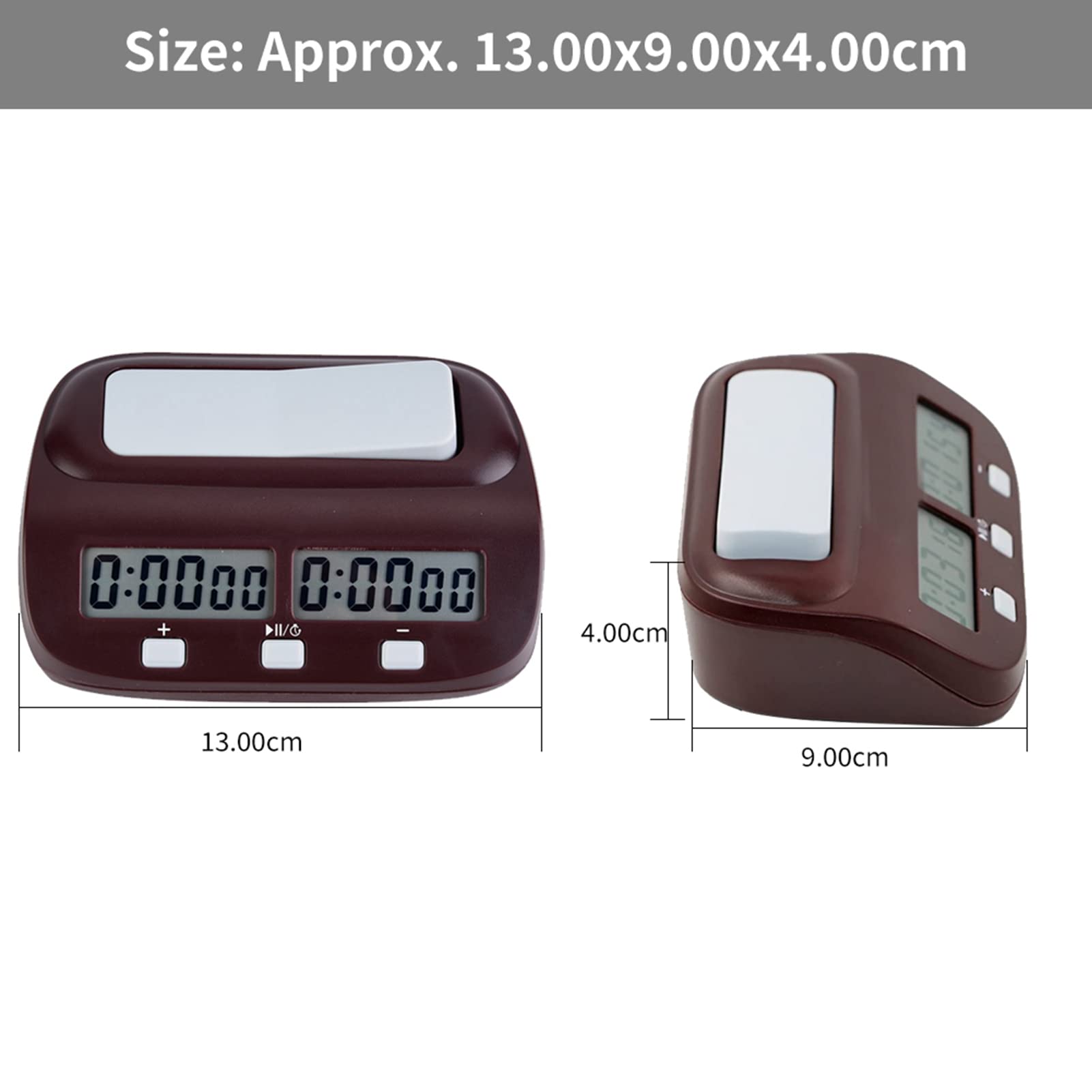 XIASABA Digital Chess Clock - Multifunctional Electronic Timer for Chess, Board Games & Chinese Chess | Portable & Easy to Use | Perfect for Tournaments, Home Games & Practice Sessions