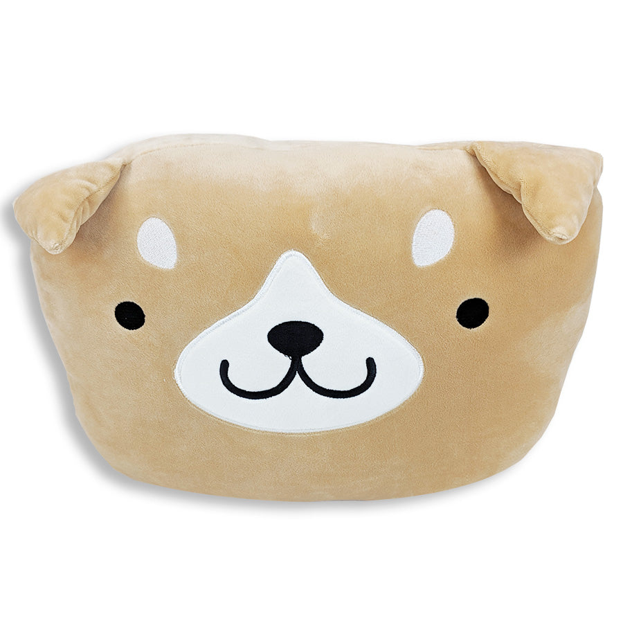 Squishy Dog Face Pillow with Floppy Ears - Cooper The Dog Plush Cushion for Sofa, Bed & Home Decor | Ultra Soft Stress Relief & Comfort Gift for Pet Lovers