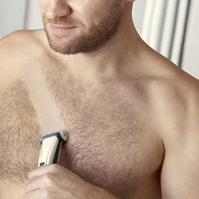 PHILIPS Bodygroom Pro Series 7000 BG7025 Men's Body Groomer & Trimmer - Certified Refurbished with Home Essentials Warranty | Perfect for Travel, Gym & Personal Grooming