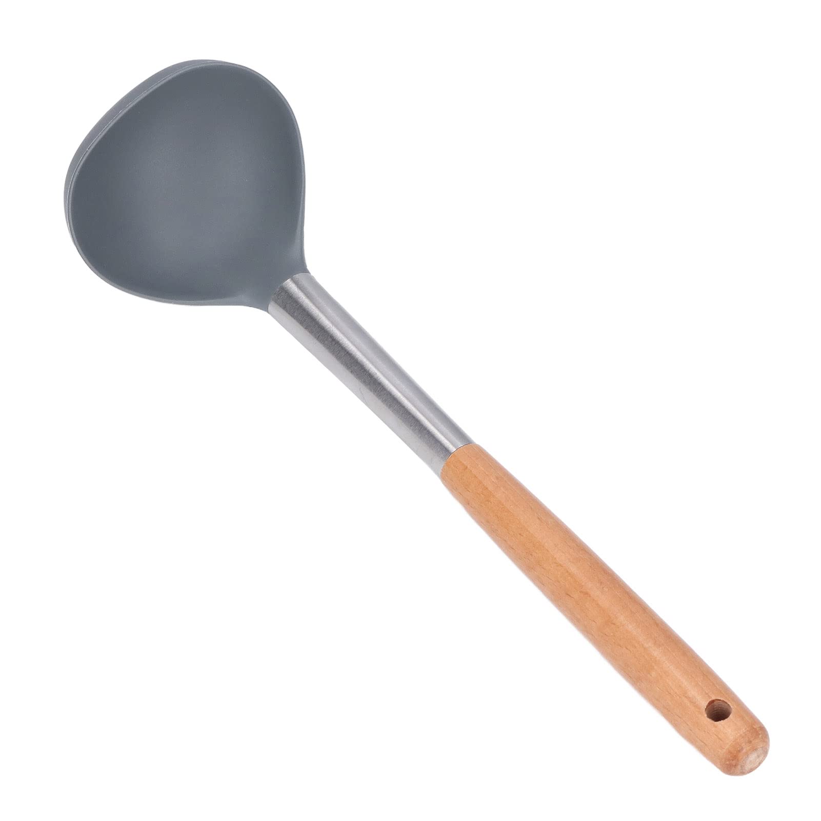 Wooden Soup Ladle with Scratch Proof Handle - for Kitchen & Hotel Use