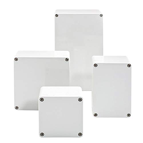 BantamBox 10 x 6 x 5 Inches Electrical Enclosure - Opaque Cover with 4 Screws, Lift Off Design (BB251611W) - Perfect for Industrial Control Panels, DIY Projects, and Equipment Protection