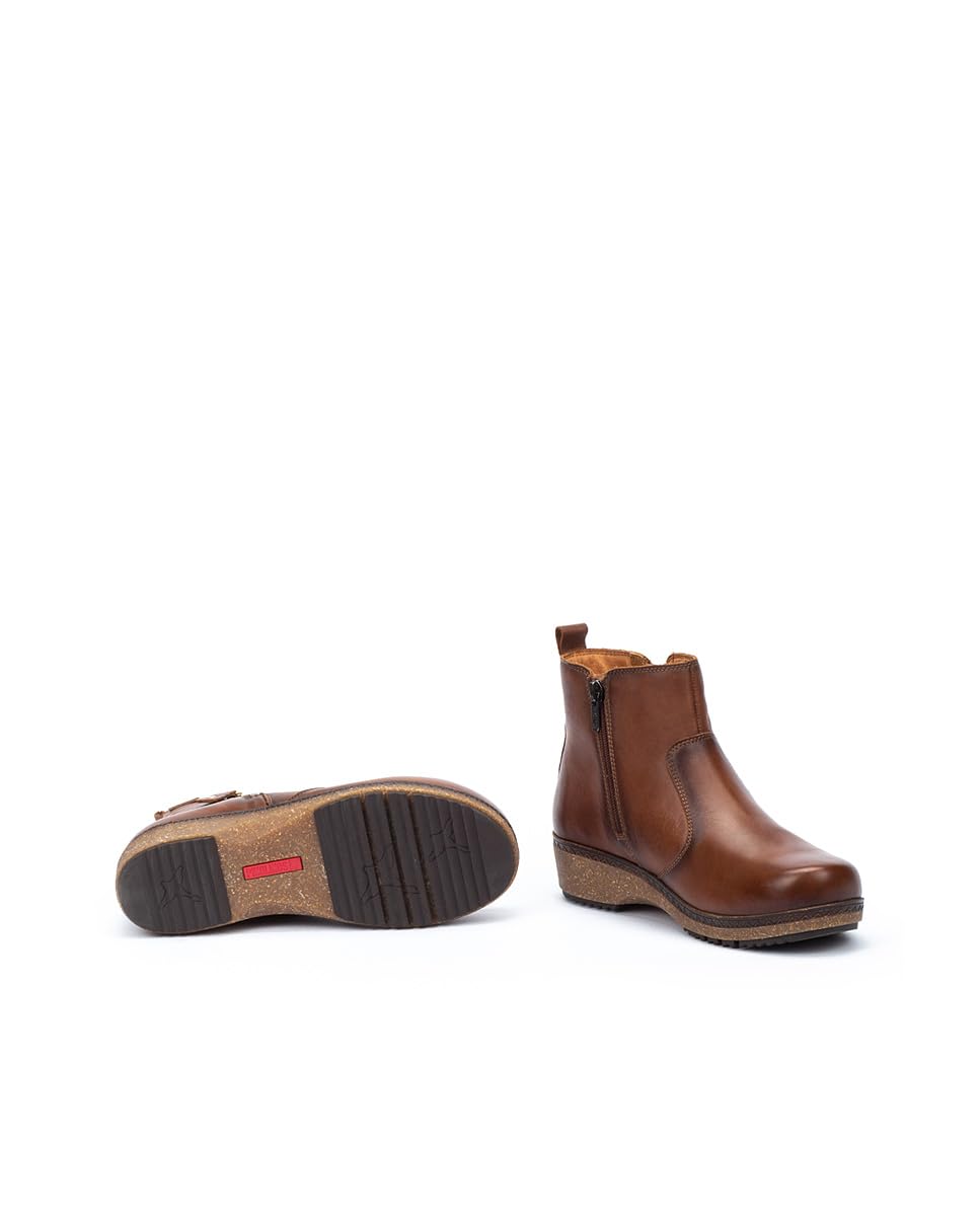 PIKOLINOS Women's Leather Flat Ankle Boots - Granada Style | Comfortable Casual & Office Wear | Perfect for Fall, Winter & Everyday Outfits