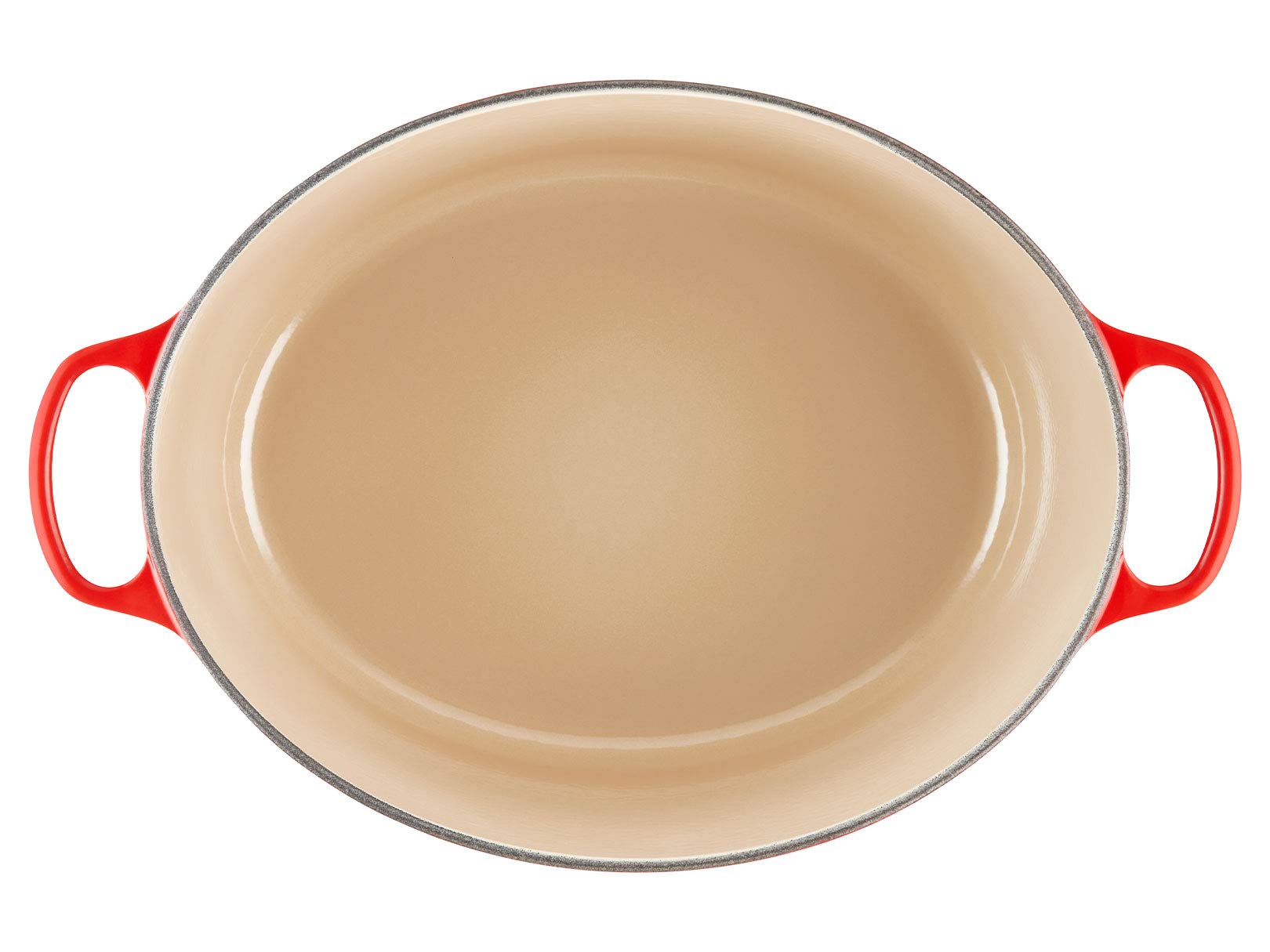 Le Creuset Signature Enameled Cast Iron Oval Dutch Oven 15.5 Quart - Cerise Red | Premium Cookware for Braising, Roasting & Baking | Ideal for Family Dinners & Entertaining