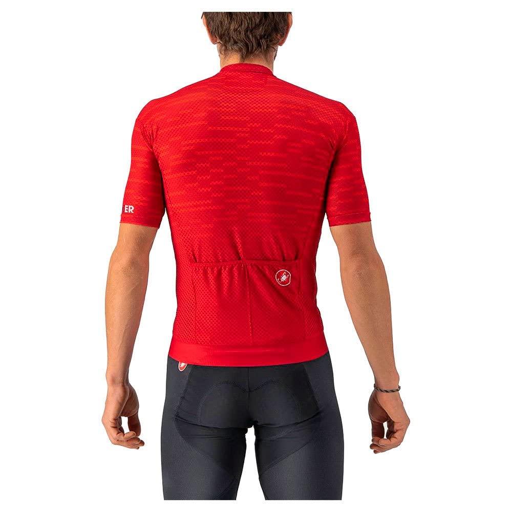 CASTELLI Men's Insider Bike Jersey - Cycling Short Sleeve Performance Shirt for Road & Mountain Biking - Breathable & Moisture-Wicking for Comfortable Rides