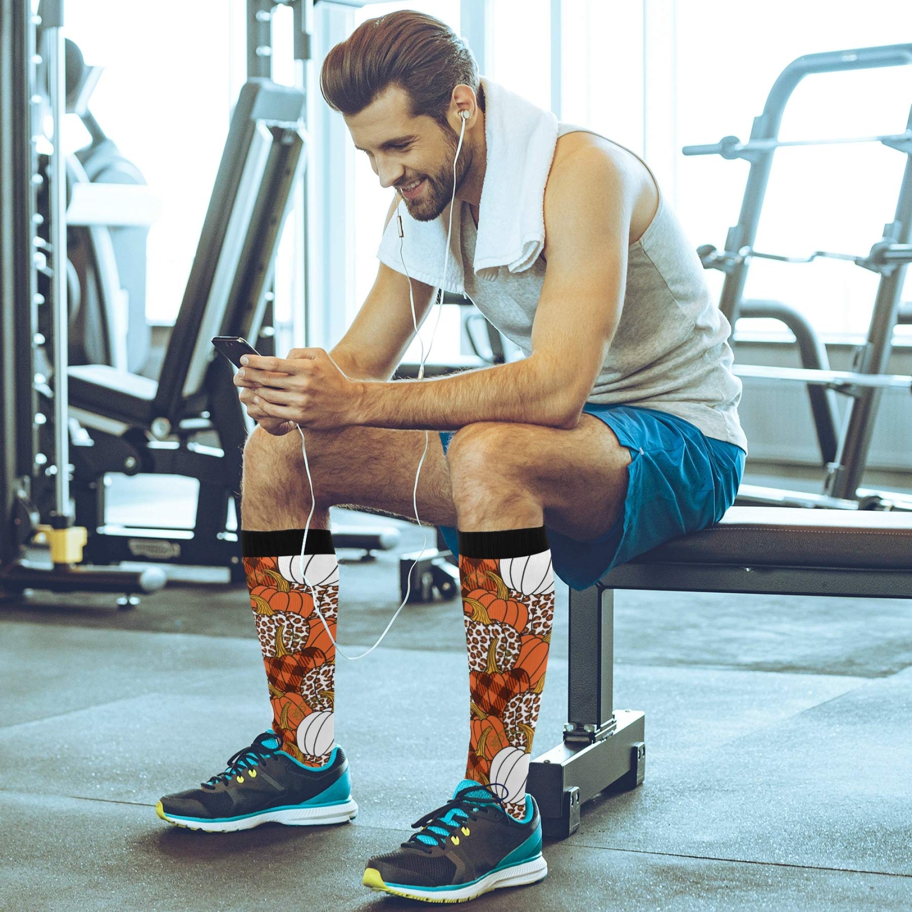 Best Compression Socks for Women & Men - Medical Grade Support for Running, Cycling, Nursing - Improve Blood Circulation & Reduce Leg Fatigue (Ideal for Athletes, Travel & Long Work Shifts)