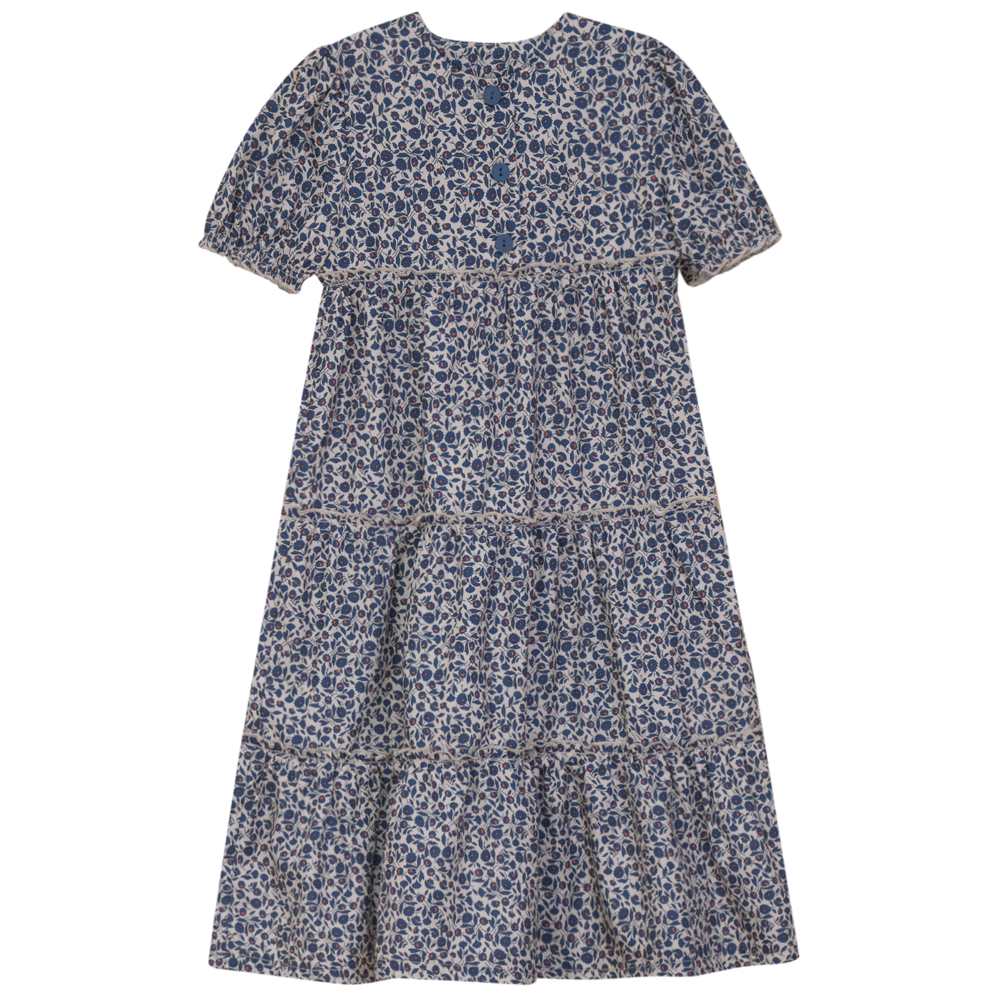 Floral Printed Dress for Women - Summer Flowy Boho Maxi Dress with Pockets - Perfect for Beach, Vacation & Casual Outings