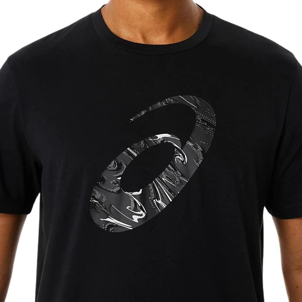 ASICS Seasonal Graphic Men's T-Shirt - Comfortable Cotton Casual Tee for Running, Gym & Everyday Wear