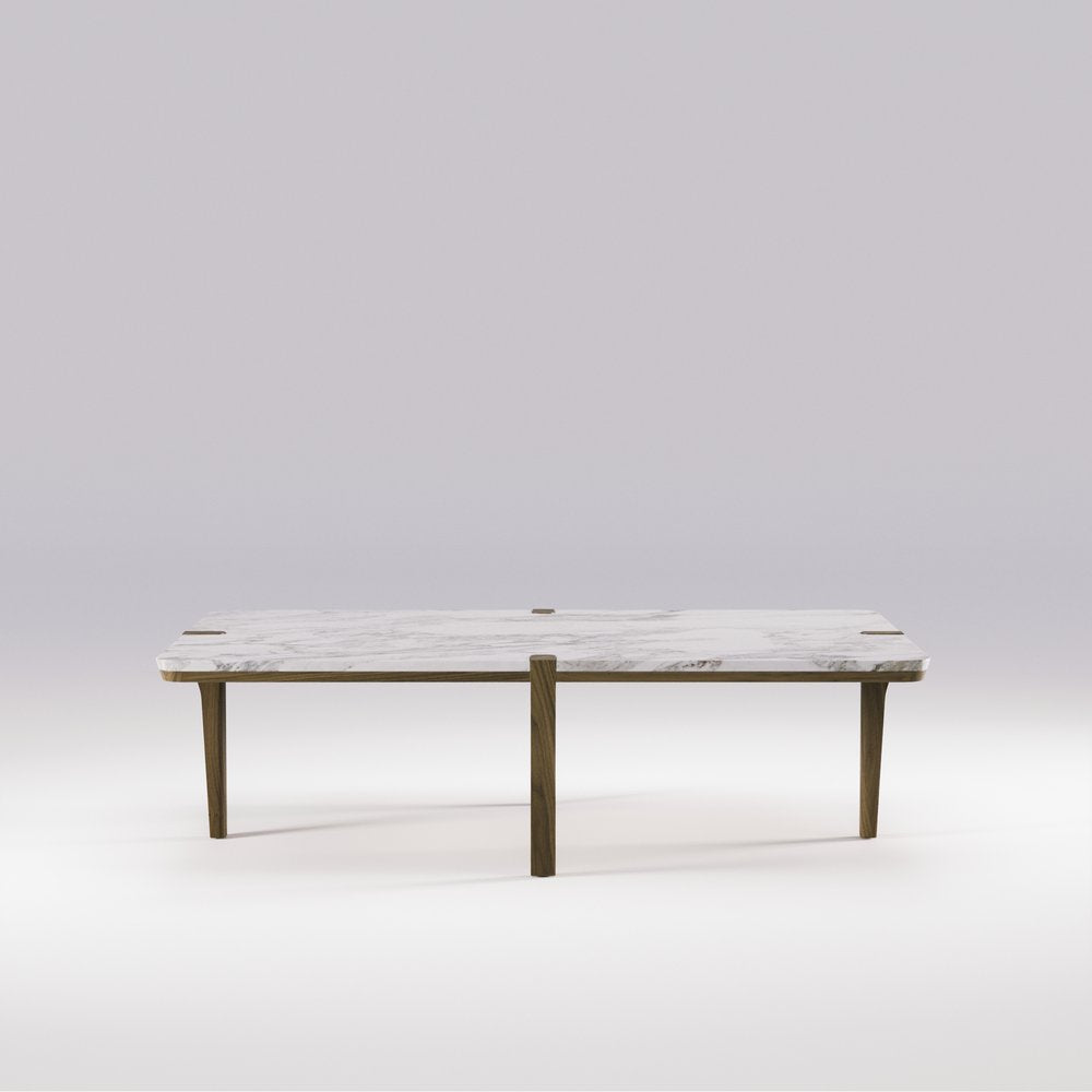 Modern Corner Coffee Table - Stylish & Space-Saving Center Table for Living Room, Bedroom, Office | Perfect for Small Spaces, Home Decor & Entertaining Guests