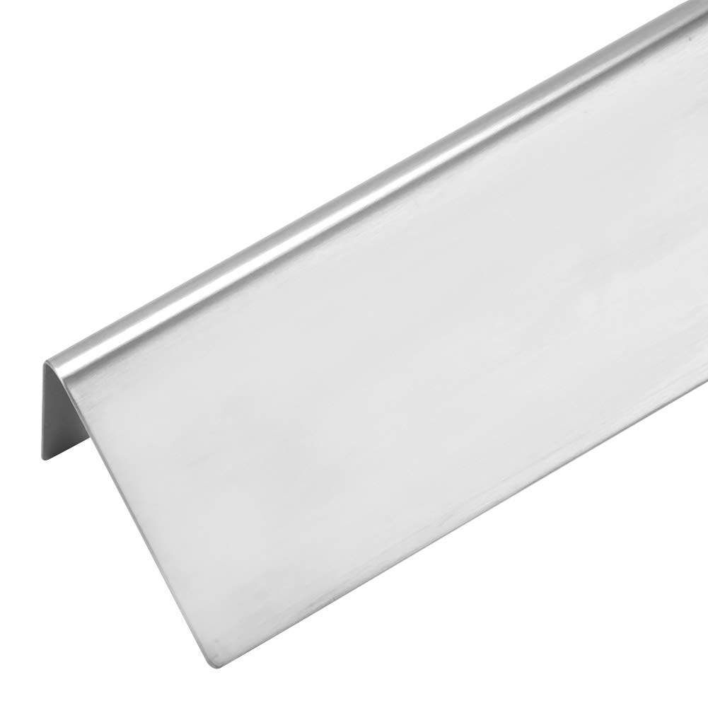 Stainless Steel BBQ Heat Plate & Grill Flavor Bars - 15.2x3.5x2.6 Inches (387x90x65mm) for Home Kitchen & Restaurant - Perfect for Outdoor Grilling, Backyard BBQ Parties & Camping Cooking