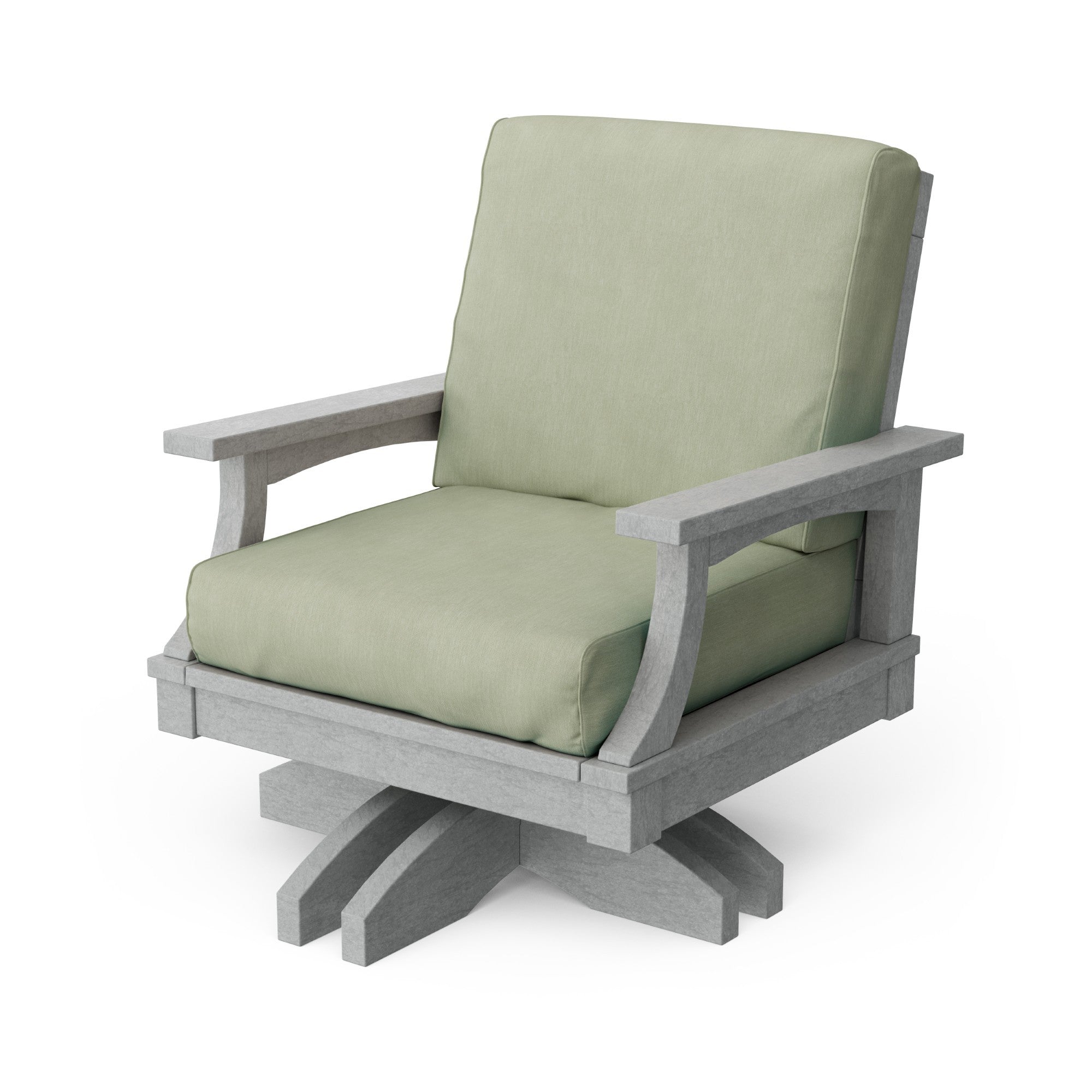 Heritage Deep Seating Swivel Chair - 360° Rotating Patio Lounge Chair with Cushions, Weather-Resistant Outdoor Furniture for Garden, Poolside & Backyard Relaxation