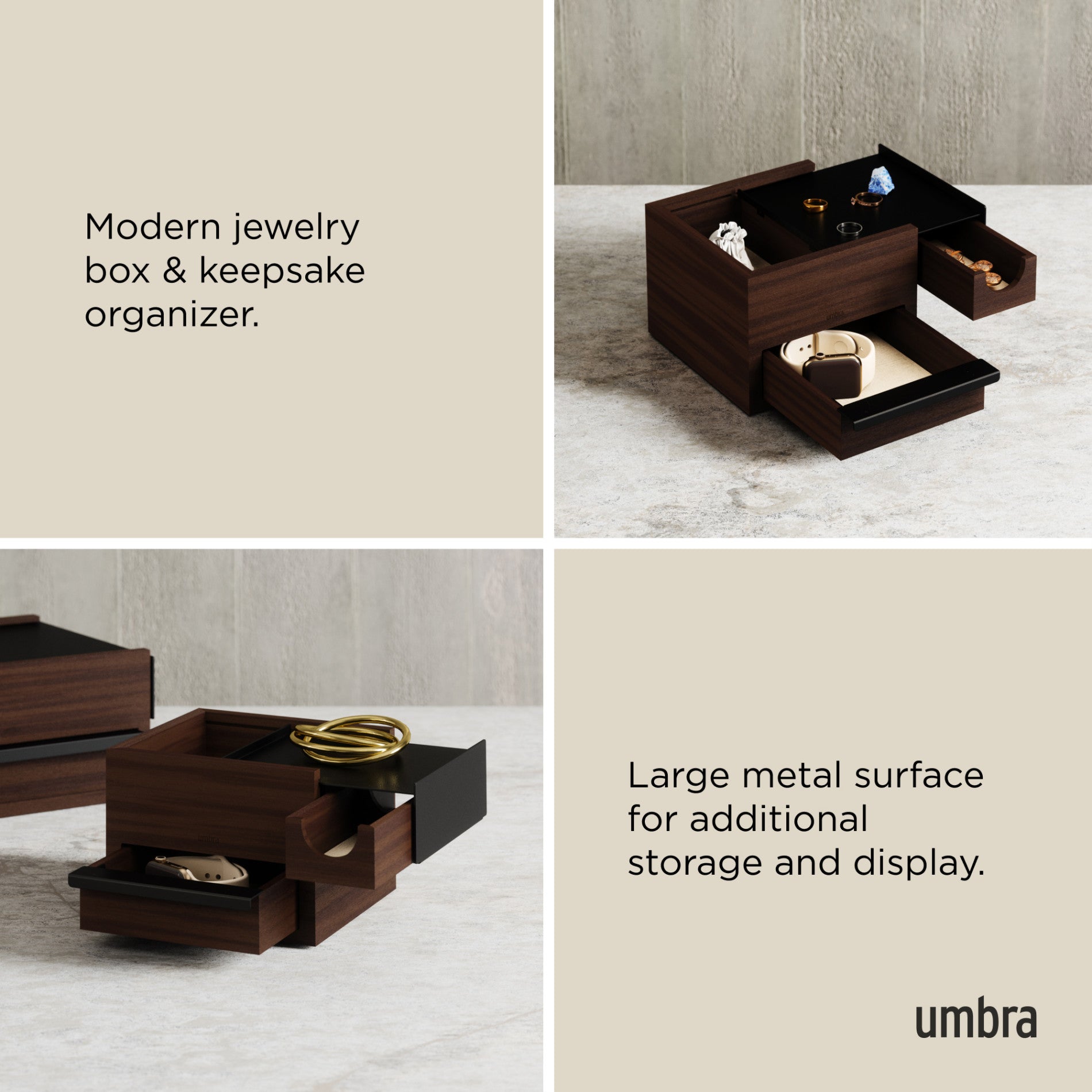 Stowit Mini Storage Box - Compact Organizer for Home, Office & Travel - Perfect for Jewelry, Makeup, Stationery & Small Items