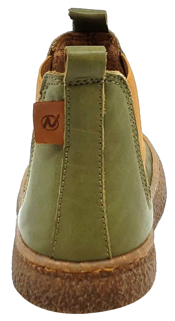 Naturino Boys' Figus Sneakers - Military Green | Comfortable Kids' Shoes for School & Outdoor Play