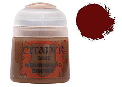 Citadel Colour Base Mournfang Brown Paint - Acrylic Miniature Paint for Warhammer & Tabletop Gaming - Perfect for Base Coating, Terrain, and Model Detailing