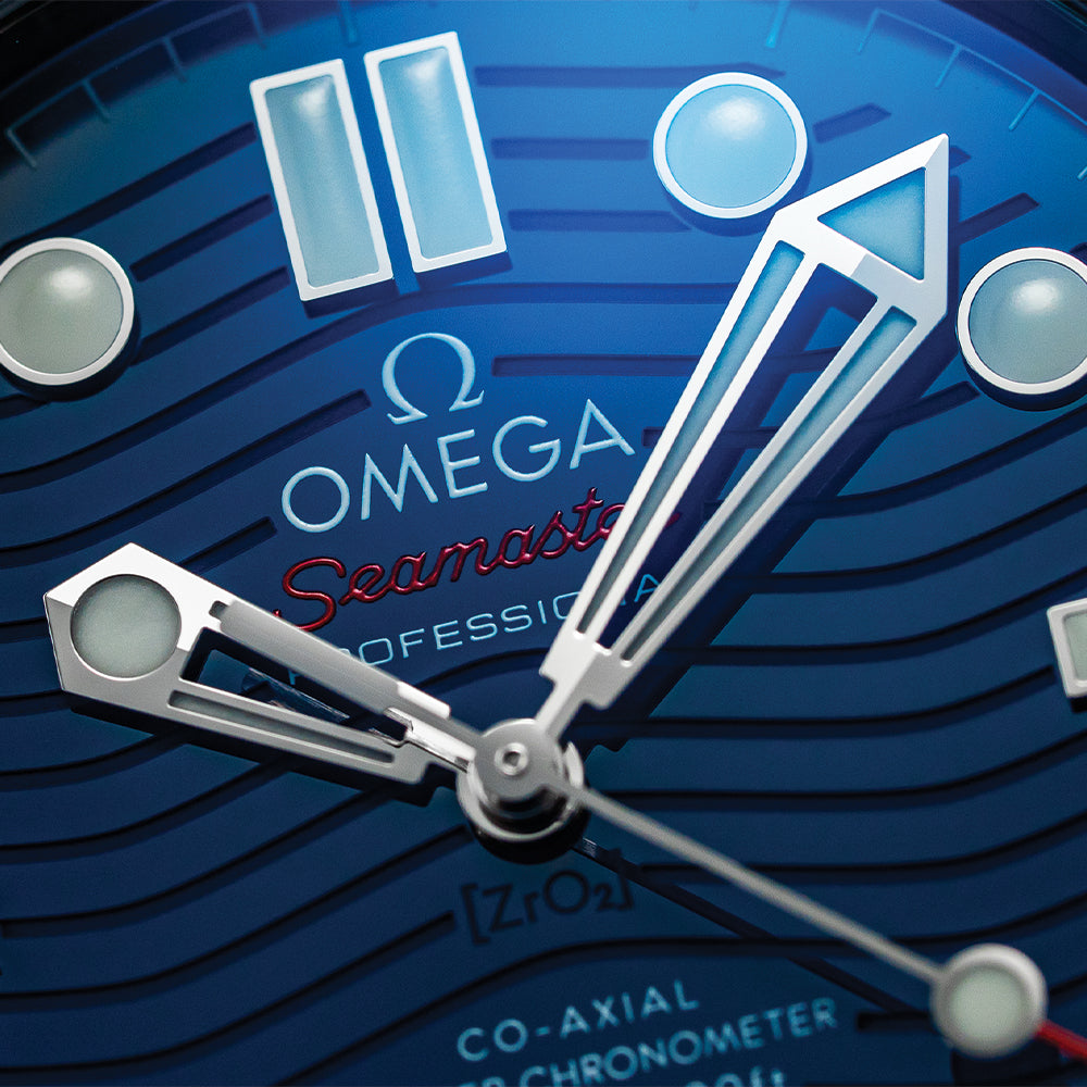 Omega Seamaster Diver 300M Co-Axial Master Chronometer 42mm Blue Men's Luxury Watch with Stainless Steel Bracelet - Perfect for Diving, Swimming & Everyday Wear