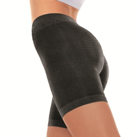 Solidea Medical 0353A5 Active Massage High Waist Compression Shorts for Women - XXL Black | Postpartum Recovery, Post-Surgery Support & Workout Comfort