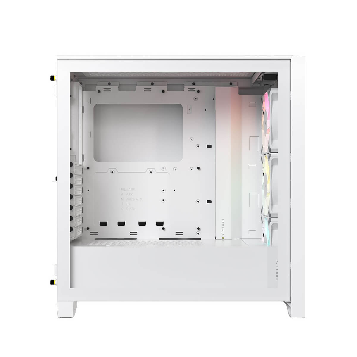 Corsair iCUE 4000D RGB Airflow Mid Tower ATX PC Case - White Tempered Glass, High Airflow Design for Gaming & Streaming Setup