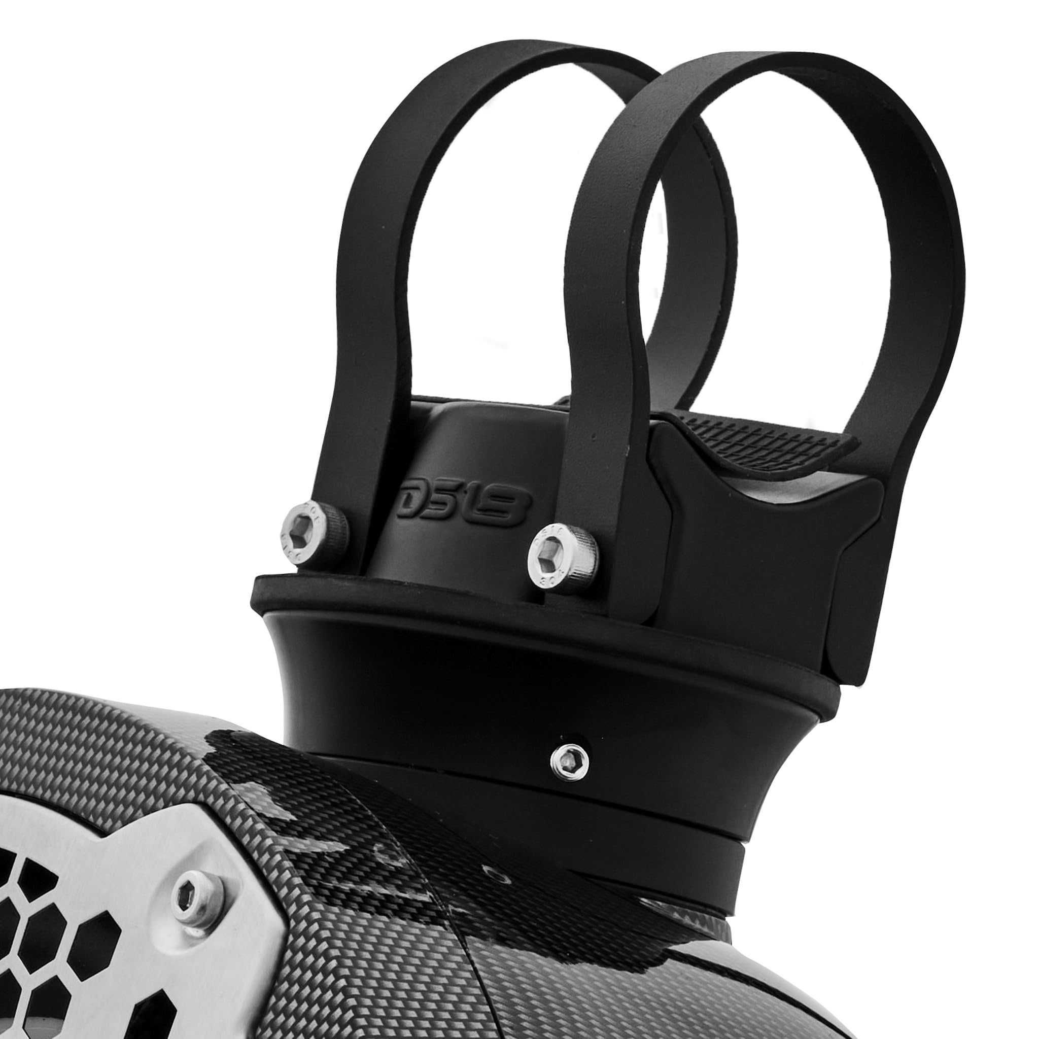 DS18 CF-PS8 2-Way Wakeboard Tower Speakers with Integrated RGB Lights - 375 MAX - Perfect for Jet Skis, ATV, UTV, Jeep, Side by Side, Marine, RZR - Ideal for Boating, Off-Road Adventures, and Outdoor Parties