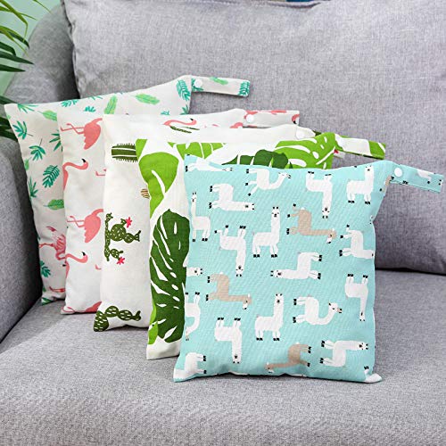 **Reusable Wet Dry Bag for Baby Diapers, Swimwear & Gym Clothes - Washable Travel Storage Bag for Yoga, Beach & Pool - Hanging Diaper Organizer & Multi-Purpose Storage Solution**