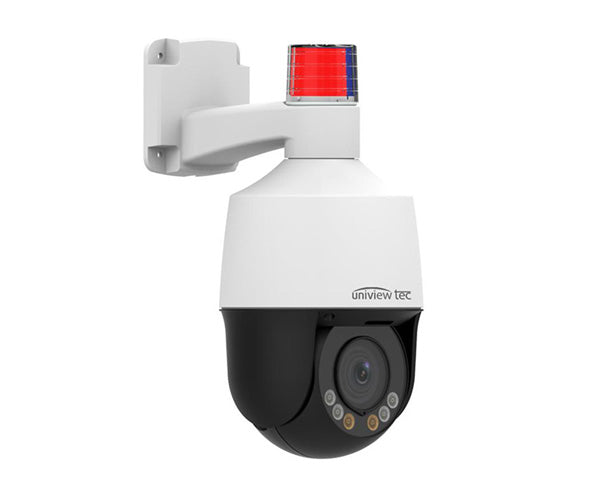 5MP Mini PTZ Security Camera with Active Deterrence, 2.8-12mm Varifocal Lens, 4X Zoom, True Day/Night, WDR, 164ft IR Night Vision, IP66 Weatherproof, 12V/PoE Power - Ideal for Home, Office & Outdoor Surveillance
