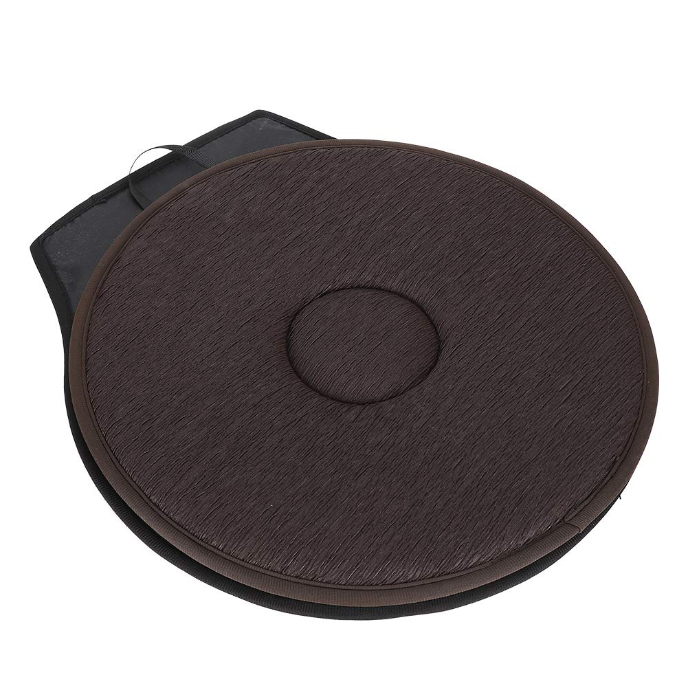 Qinlorgo 360° Rotating Non-Slip Car Seat Mat - Waterproof & Portable for Pregnant Women | Perfect for Road Trips, Commuting & Comfortable Driving