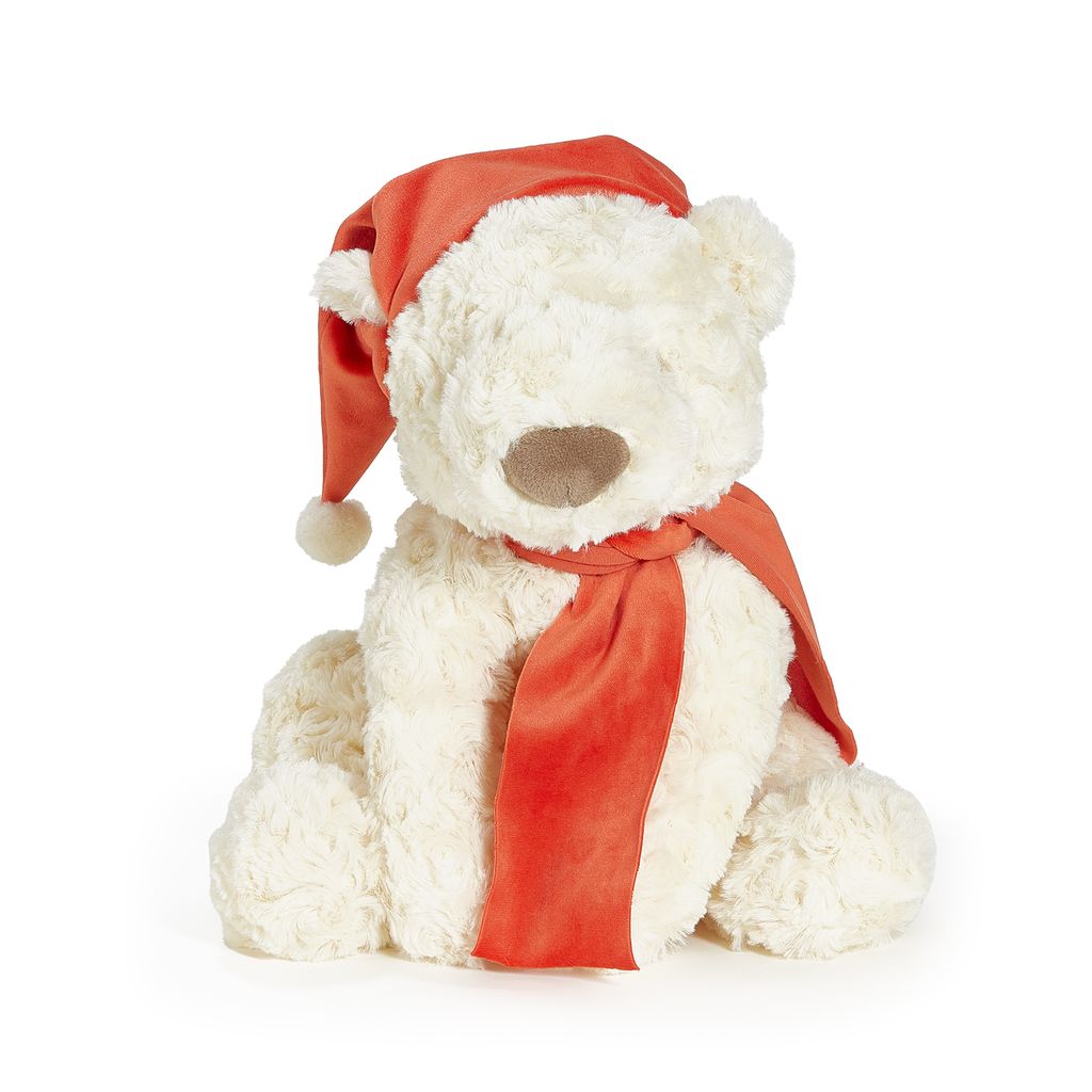Bo The Polar Bear Stuffed Animal - Soft Plush Toy for Kids, Cute Arctic Bear Gift for Children - Perfect for Cuddling, Nursery Decor, and Birthday Presents