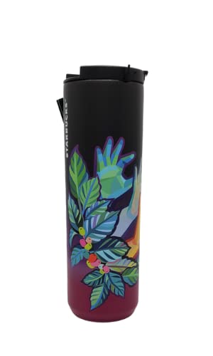 Starbucks 16 Oz Vacuum Insulated Stainless Steel Tumbler with ASL Design - Keep Drinks Hot/Cold for Hours - Perfect for Office, Travel & Outdoor Activities