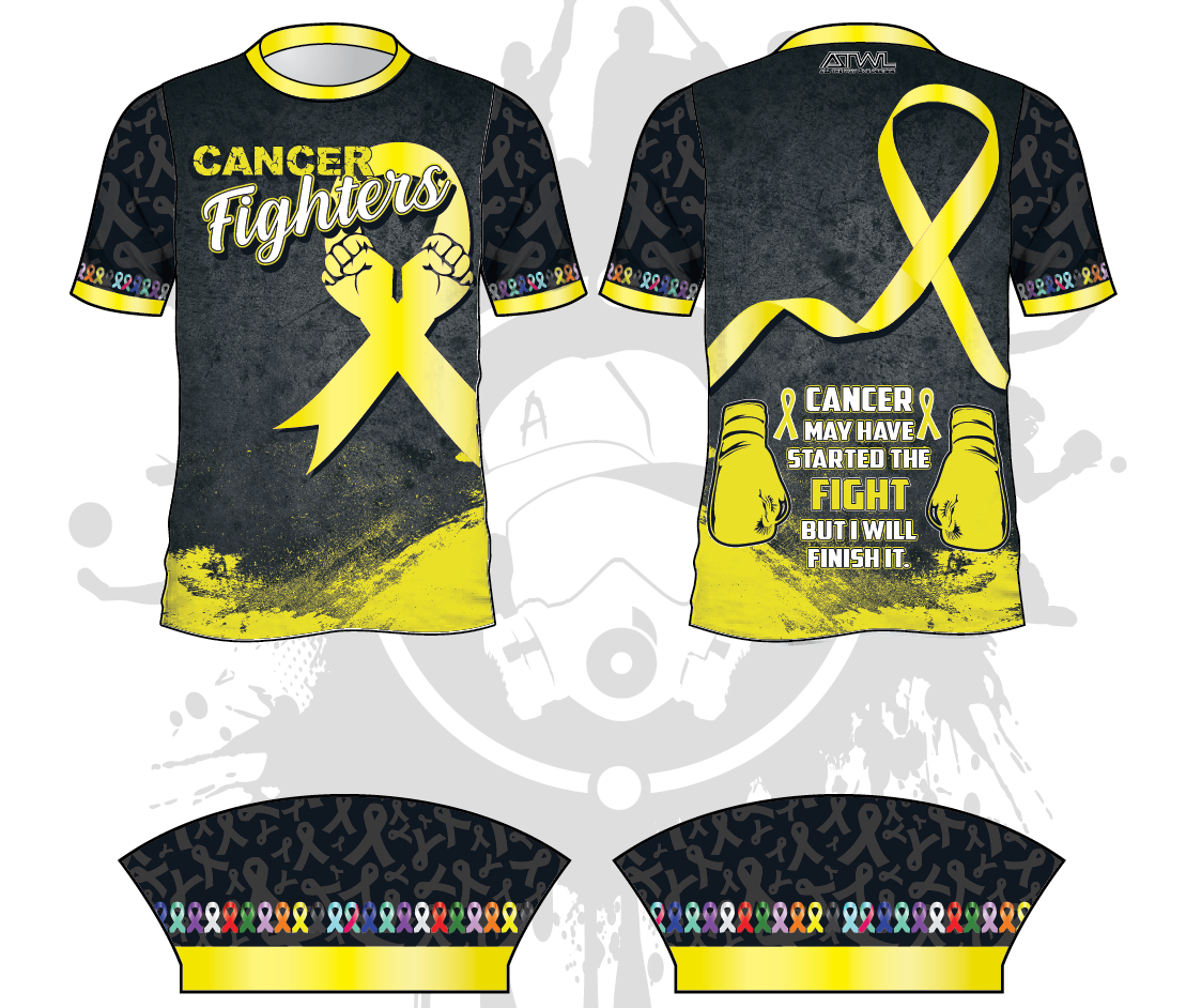 Cancer Fighters Men's Baseball Jersey - Comfortable & Durable Team Apparel for Baseball Games, Fundraisers & Awareness Events