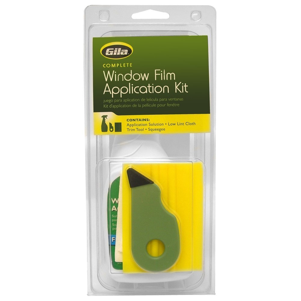 Gila Window Film Application Tool Kit - DIY Window Tinting Kit for Heat & UV Protection - Perfect for Home, Office, and Car Windows