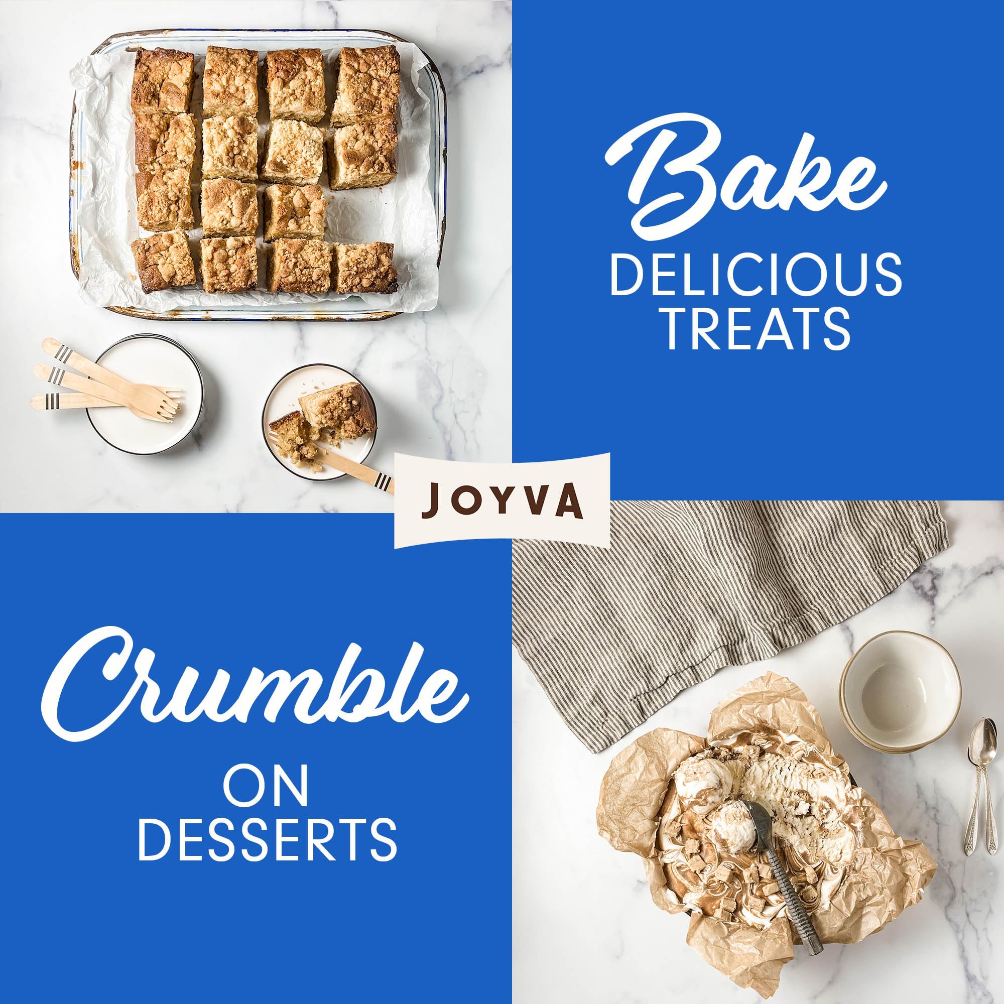 Joyva Halvah - Original Sesame Candy Bar, 16oz (Pack of 1) | Dairy Free, Gluten-Free & Kosher Parve Snack | Handcrafted in Brooklyn | Perfect for Vegan Desserts, Healthy Snacking & Gift Giving