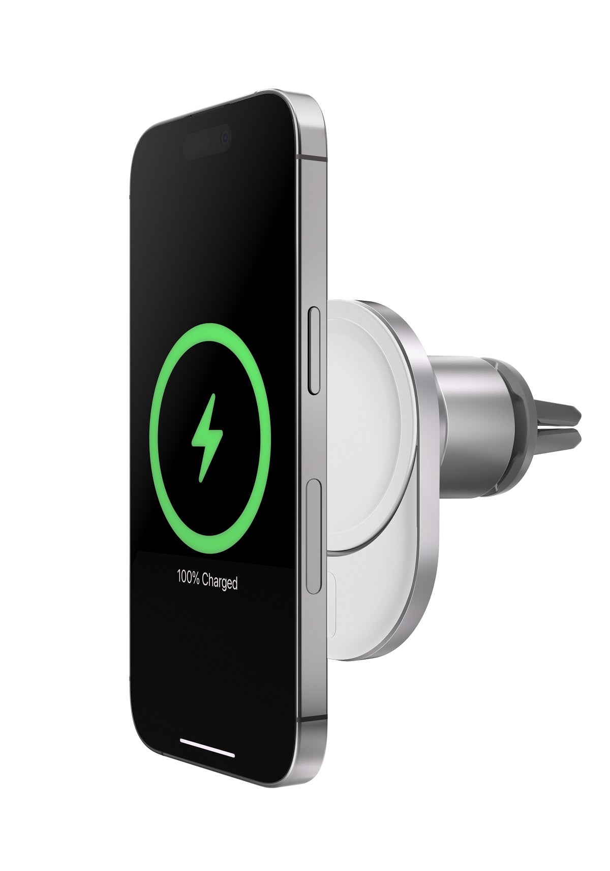 Belkin MagSafe Wireless Car Charger 15W - Fast Charging for iPhone 12/13/14/15 - Secure Mount for Safe Driving - Perfect for Commuting, Road Trips & Daily Use