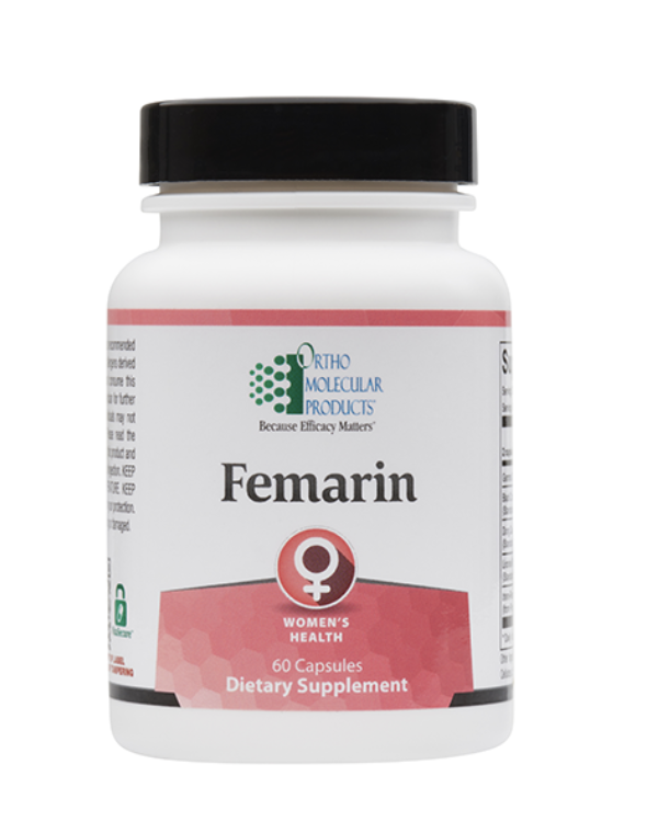 Ortho Femarin 60 Capsules - Women's Hormonal Balance Supplement for Menopause & PMS Relief | Supports Mood & Energy | Daily Wellness Support for Women