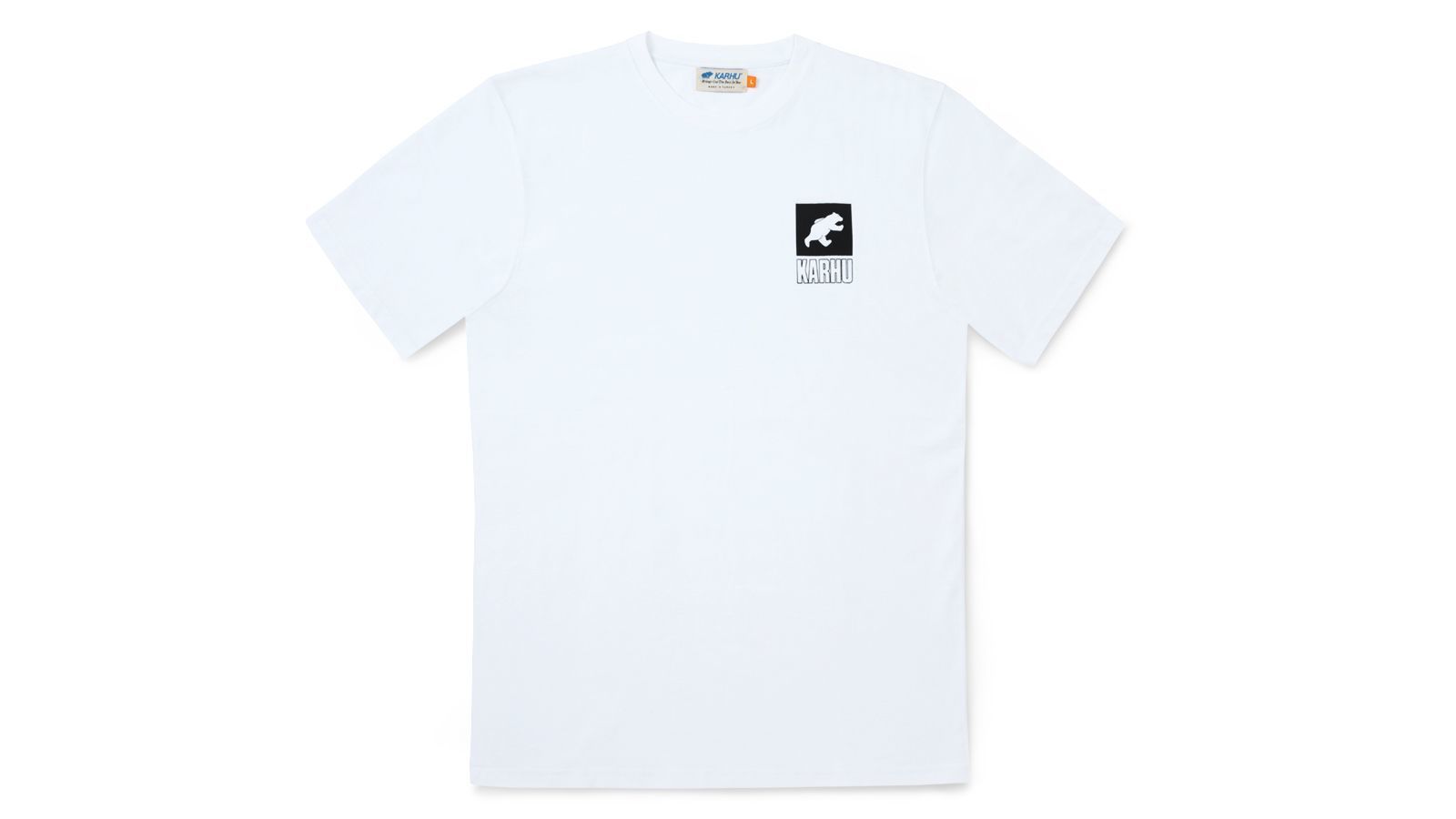 SPORT BEAR LOGO T-SHIRT - White & Jet Black - Casual Cotton Tee for Men & Women - Perfect for Gym, Streetwear & Everyday Fashion