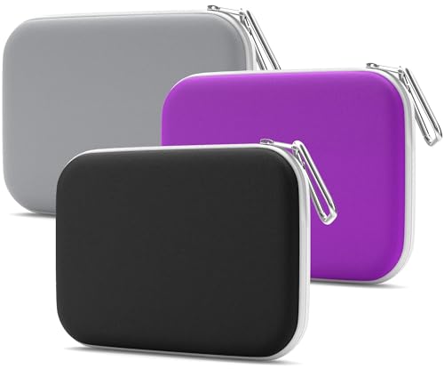 3Pcs - Black, Purple, Grey