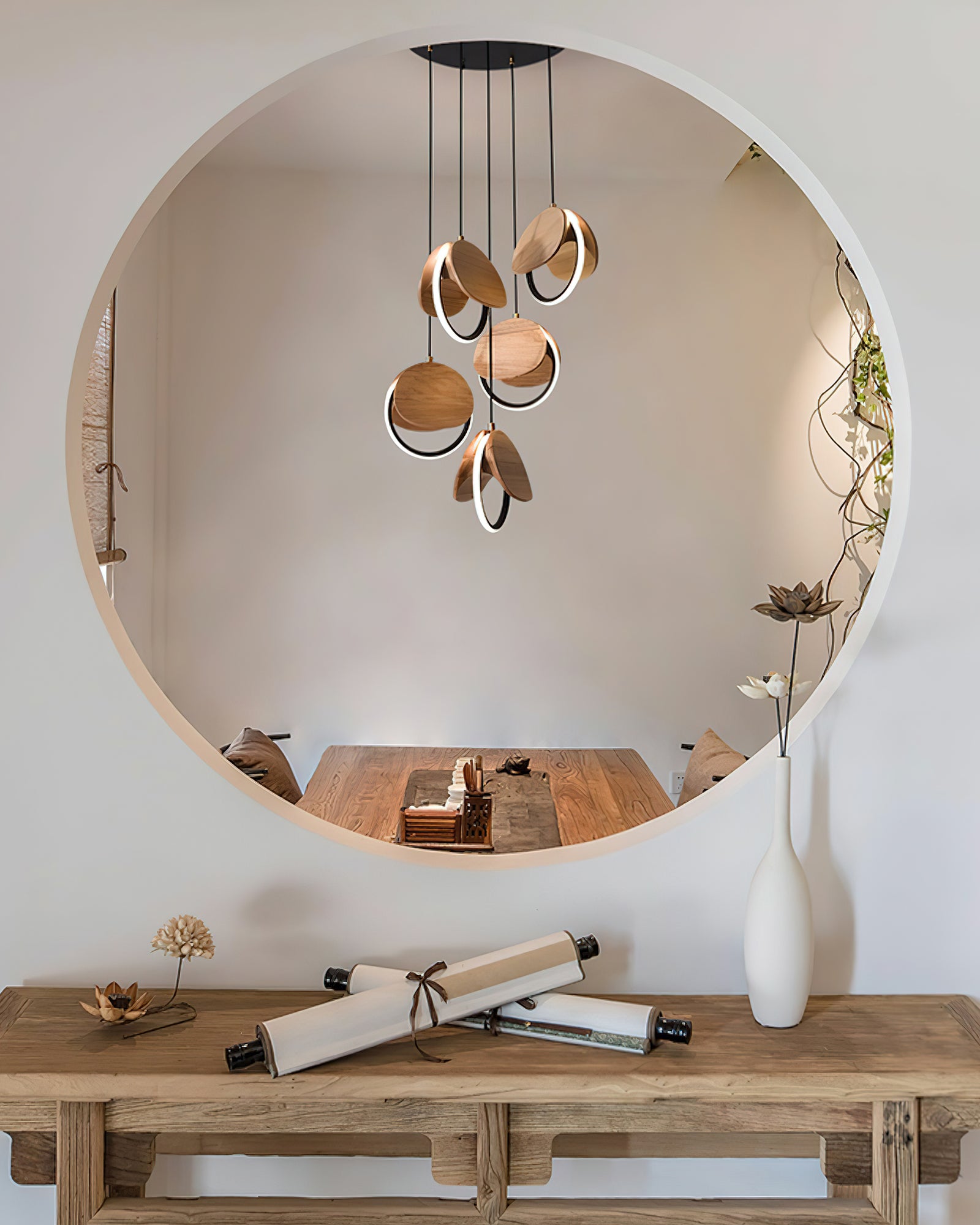 Elegant Elliot Rings Chandelier - Modern Crystal Ceiling Light Fixture for Dining Room, Living Room, Bedroom | Perfect for Home Decor & Wedding Venue Lighting