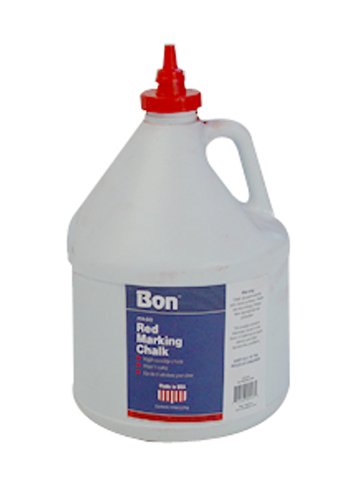 Bon 14-543 5-Pound Red Chalk for Chalk Box - Perfect for Construction, Masonry & Outdoor Marking | High-Quality Chalk Powder for Professionals