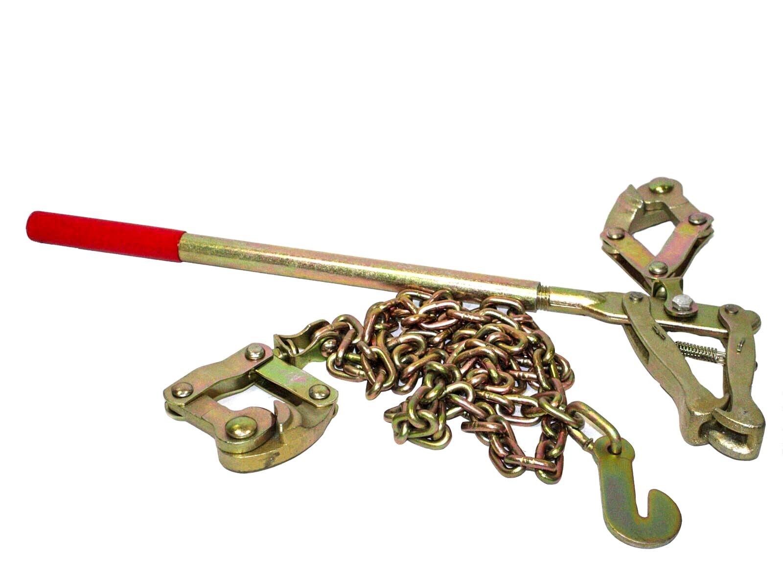 STRAINRITE Chain Strainer Fence Tool - Heavy Duty Wire Crimper & Fence Wire Stretcher for 1.6-5.0mm Wires - Perfect for Farm Fencing, Ranch Gates & Livestock Enclosures