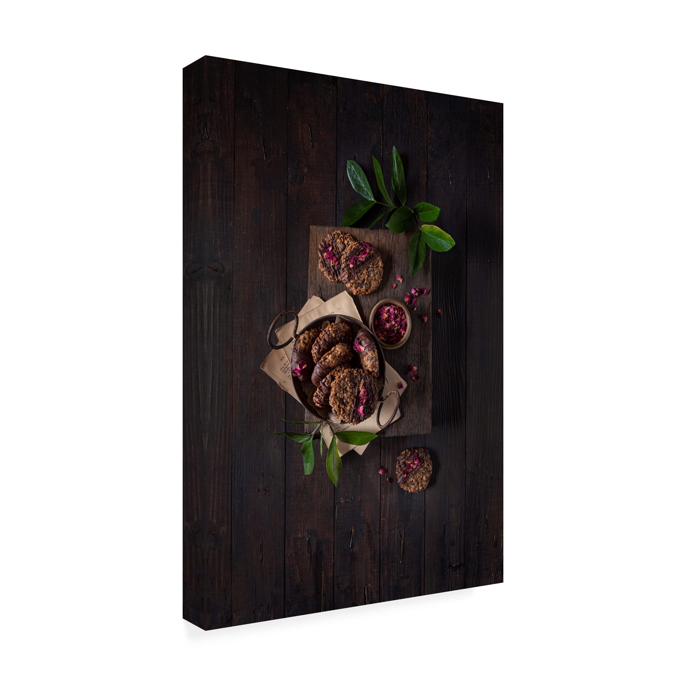 Trademark Fine Art '4 Ingredient Breakfast Cookies' Canvas Wall Art by Diana Popescu - Perfect for Kitchen Decor & Breakfast Nook Inspiration