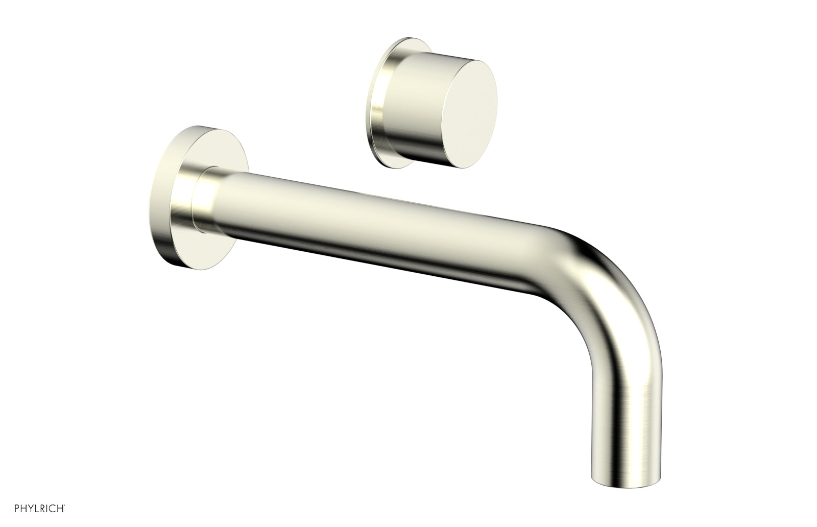 Basic II Single Handle Wall Lavatory Faucet Set - Smooth Handle 230 16 - Perfect for Bathroom Sink, Powder Room & Guest Bath Installation