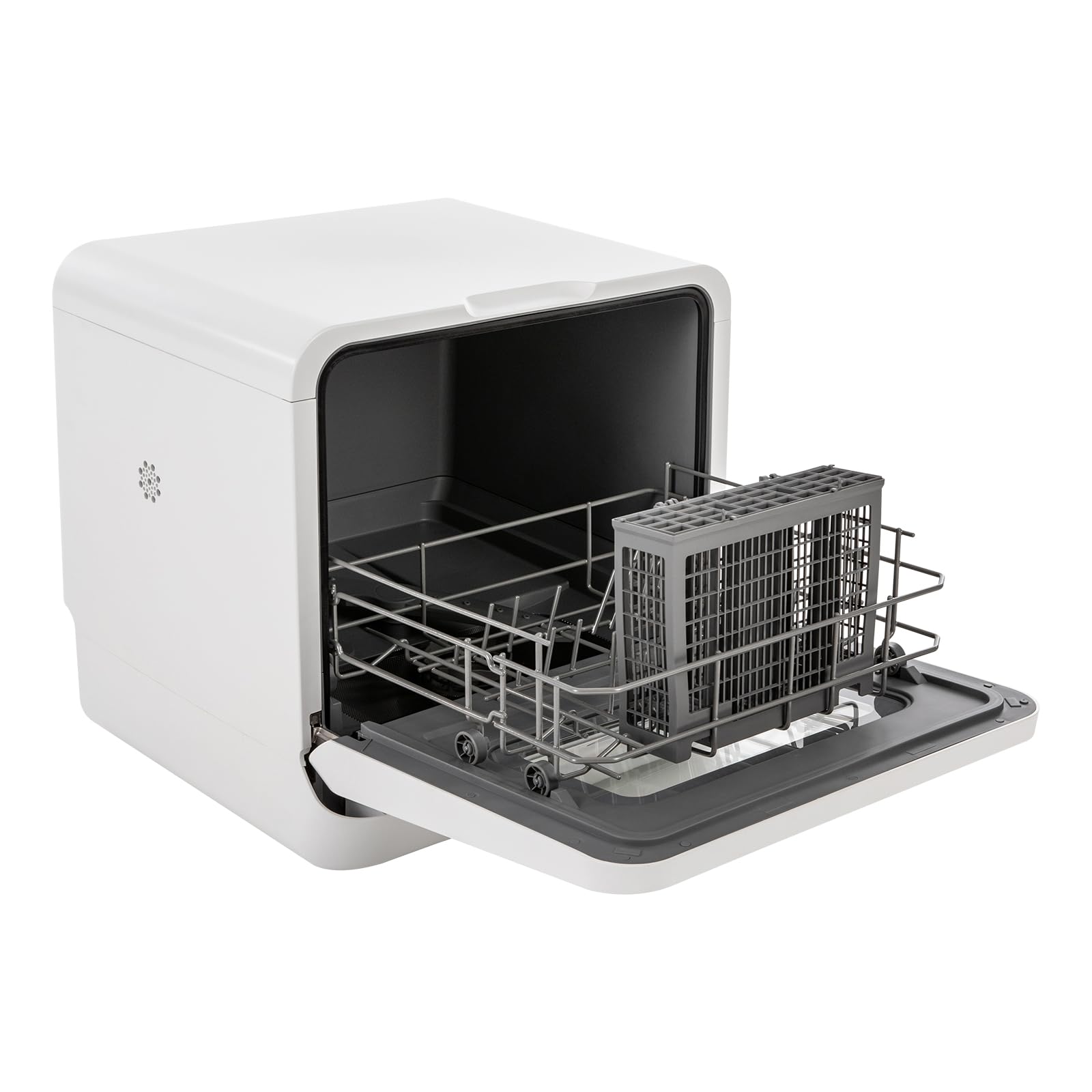 Portable Countertop Dishwasher - 785W Compact Dishwasher with 5 Wash Programs & 360° Spray Technology | IPX1 Waterproof Mini Dishwasher for Small Apartments, Dorms, RVs | Perfect for Kitchenettes, Studio Living & Mobile Homes (White, 120V)
