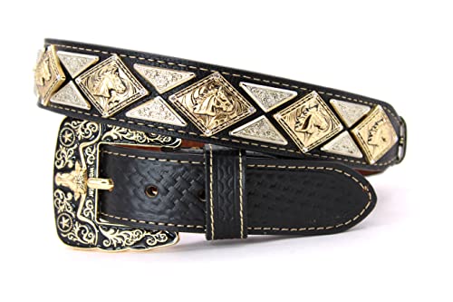 806b Horse Bk Weave Gold and Silver