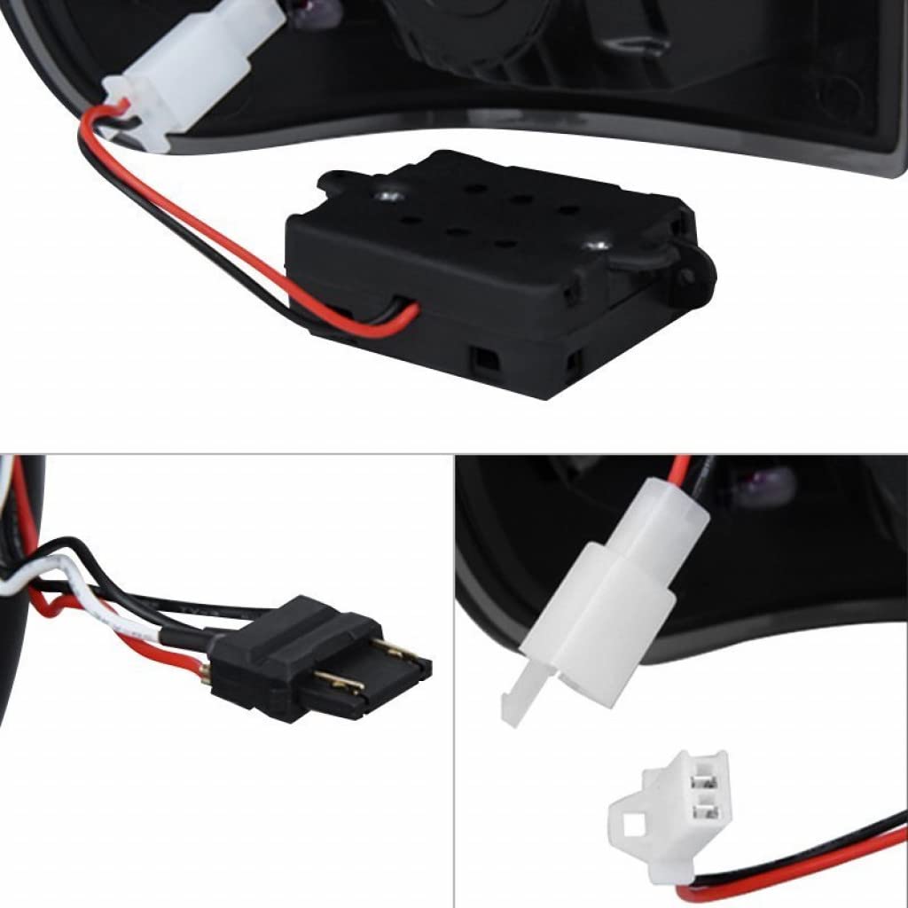 Spyder LED Tail Lights for 2008-2015 Ford Super Duty - Black Smoke Lens Pair (ALT-JH-FS08-LED-BKSM) | 9027697 | Upgrade Your Truck's Style & Visibility