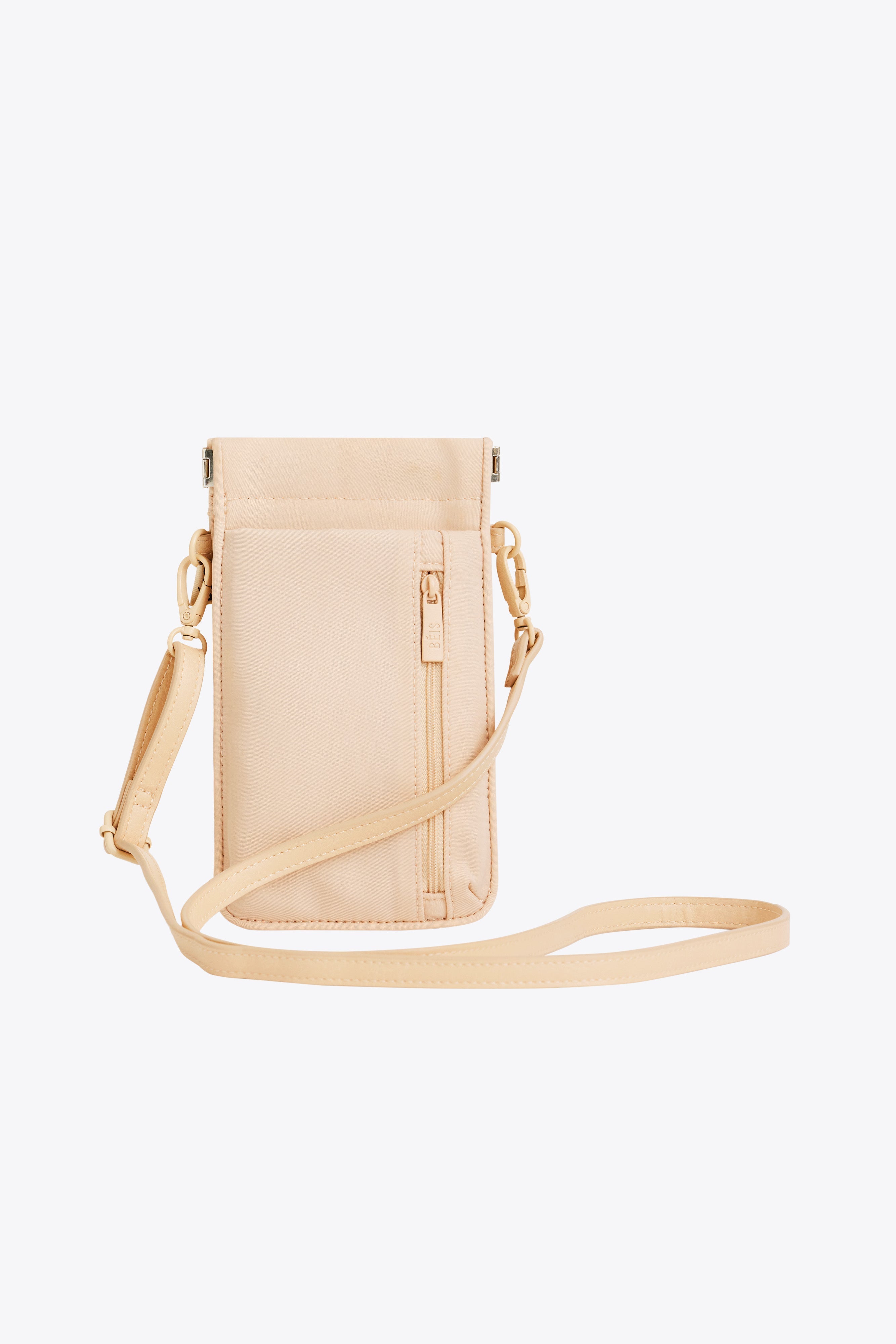 Stylish Beige ID Crossbody Bag for Women - Fashionable & Secure Everyday Purse - Perfect for Work, Travel, and Shopping