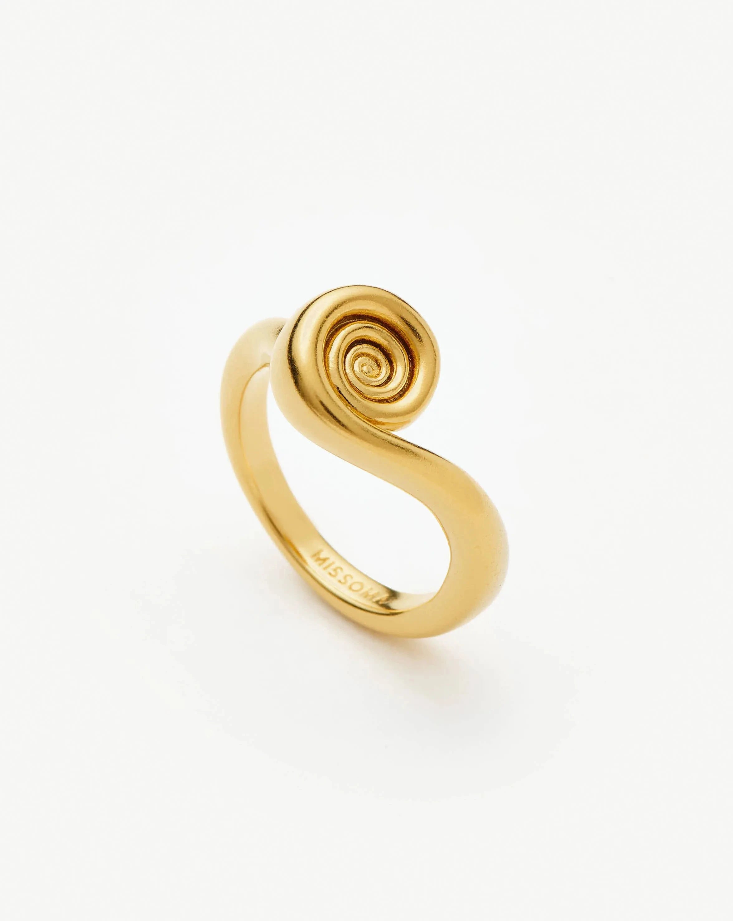 18K Gold Plated Spiral Stacking Rings for Women - Elegant Layered Jewelry for Daily Wear, Parties & Gifts
