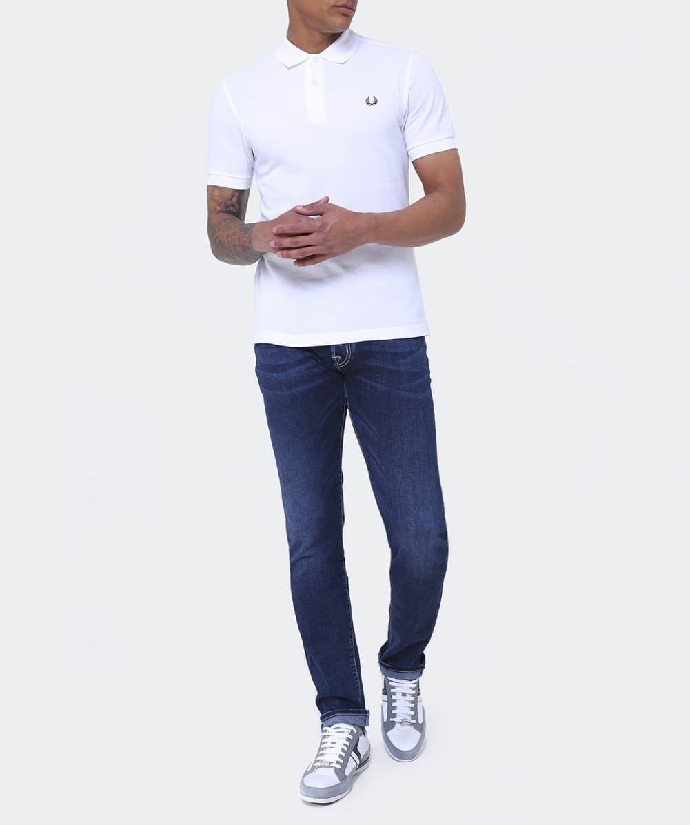 Fred Perry Men's Classic Polo Shirt - Slim Fit Short Sleeve Cotton Shirt with Iconic Laurel Wreath Logo | Perfect for Casual Wear, Office Outfits & Summer Fashion