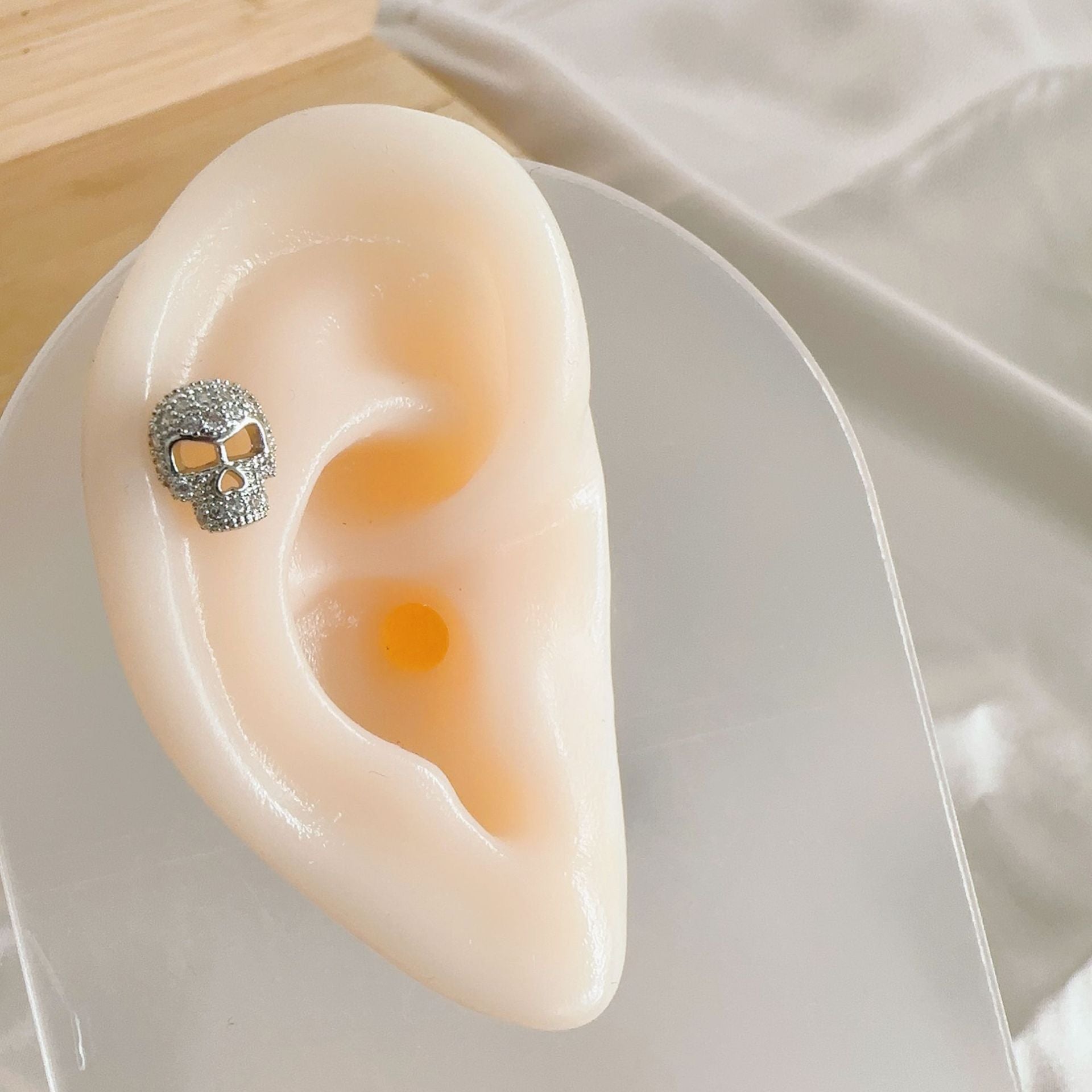 20G Owl Conch Earrings Snake Piercings - Animal Small Stud Earrings for Women - Perfect for Casual Wear, Parties & Gifts | HSPJ1999
