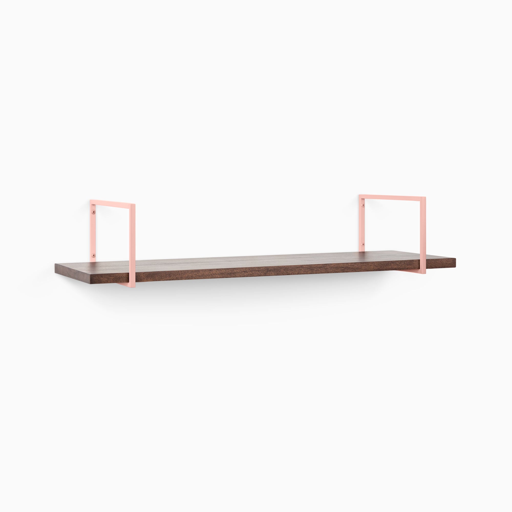 Bart Espresso Wall Shelf - Rustic Wood Floating Shelf for Kitchen, Bathroom & Living Room - Perfect for Organizing Coffee Mugs, Spices & Decor