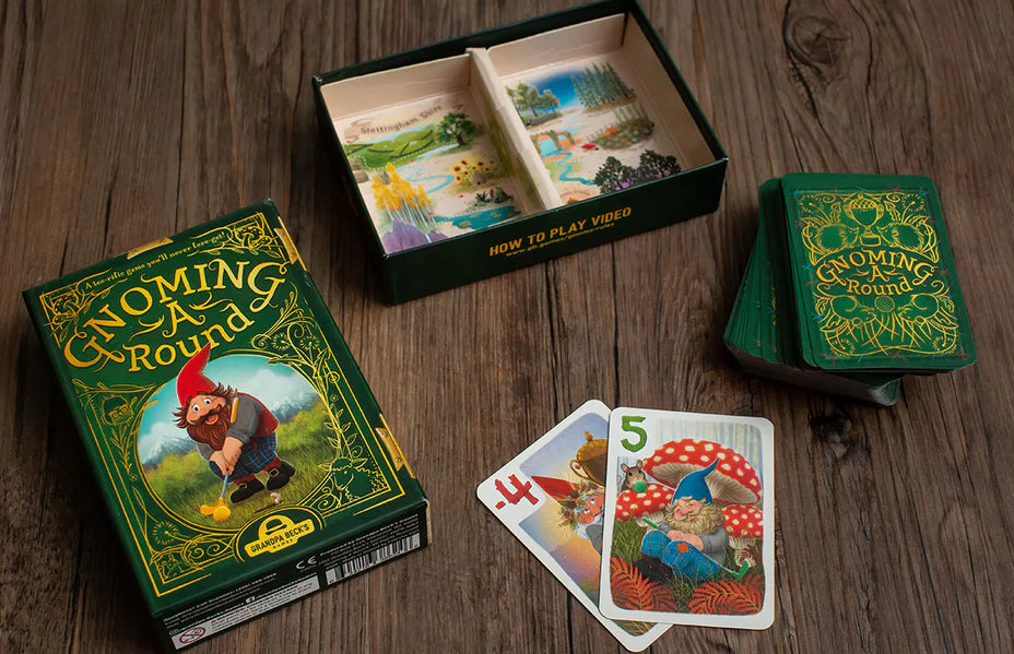 Gnoming A Round Card Game - Fun Family Board Game for Adults & Kids - Perfect for Parties, Game Nights & Indoor Activities